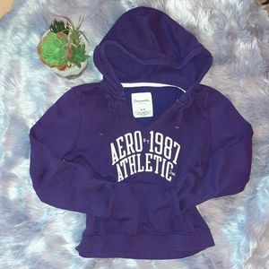 Purple Aeropostale hoodie.